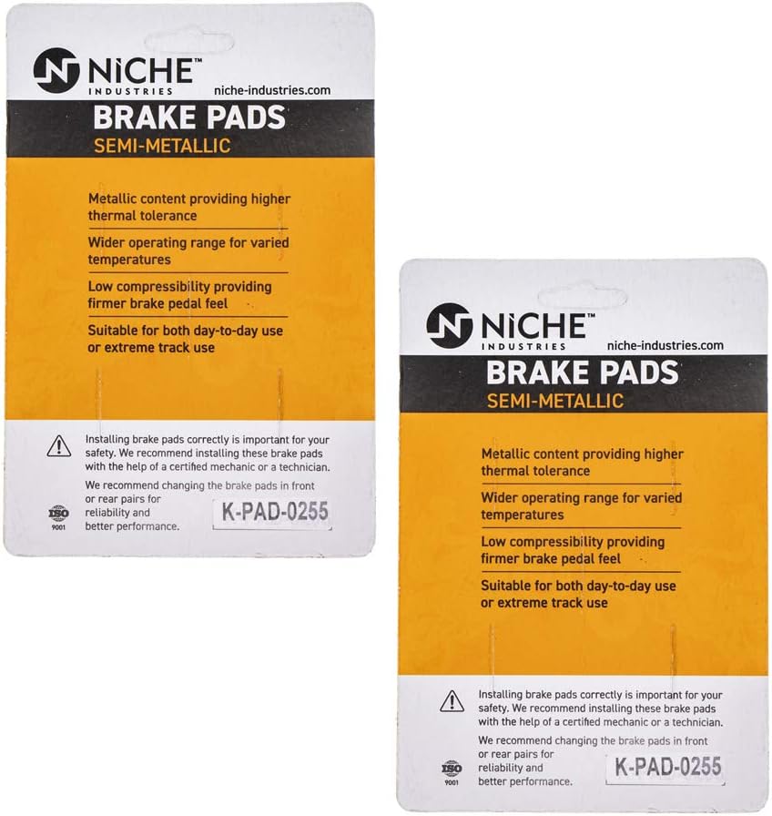 Brake Pad Set Semi-Metallic Pack of 2 H6616