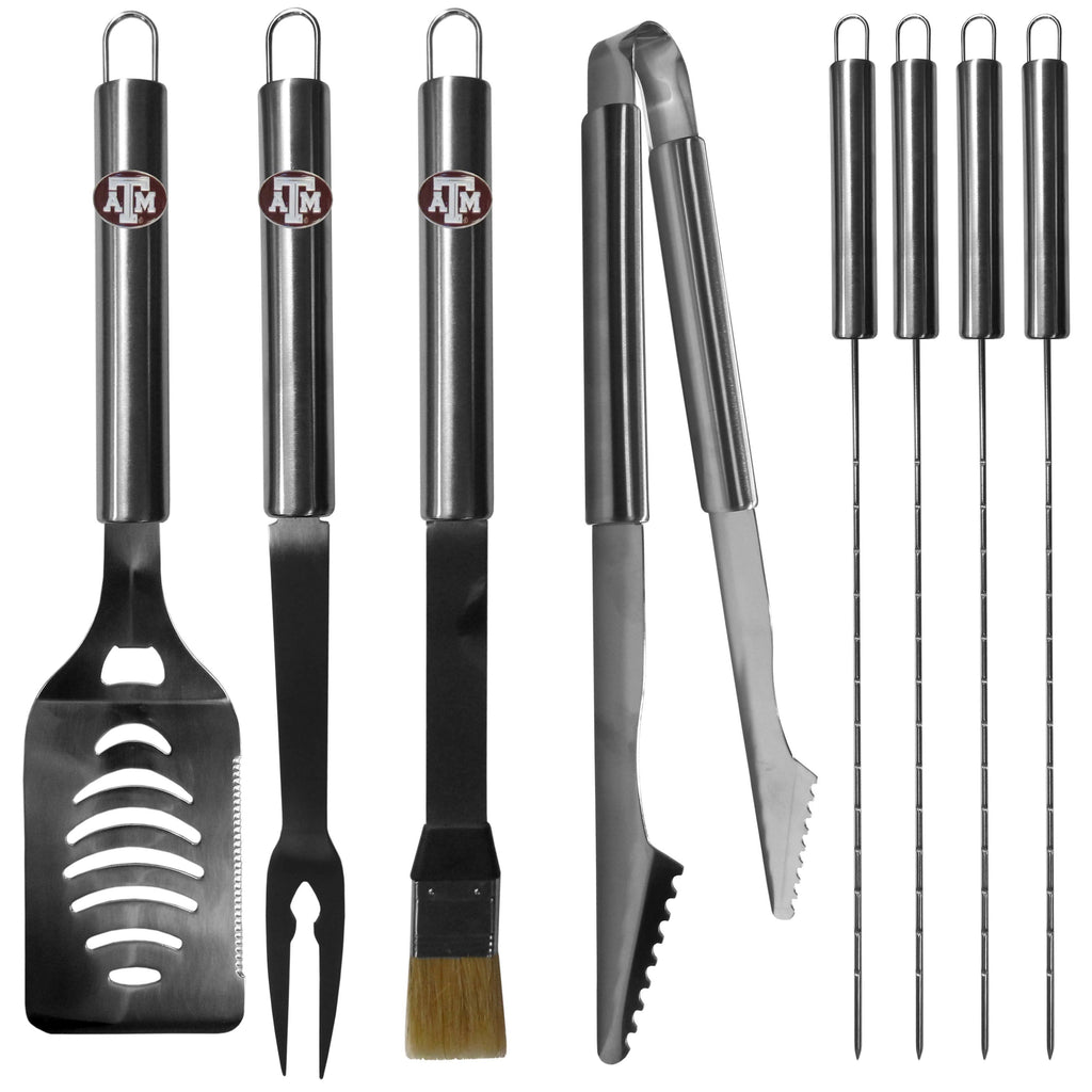 8 PC Stainless Steel BBQ Set with Metal Case G354180