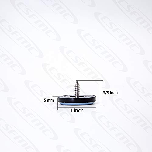 24 Pack 3/4 inch PTFE Furniture Sliders E996268