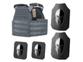 Wolf Gray Adjustable Plate Carrier and Body Armor Package Q618