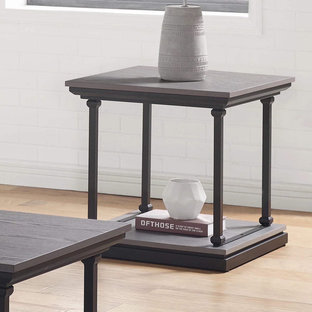 3-Piece Antique Gray Coffee Table Set R2460