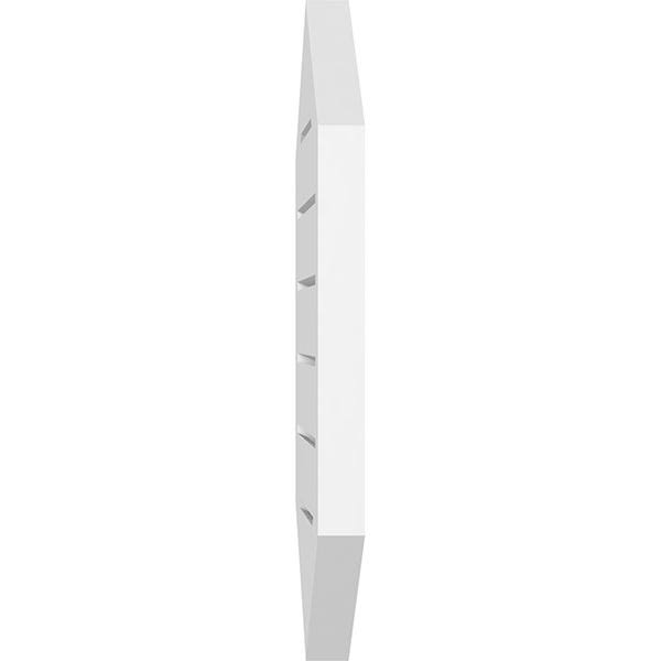 PVC Gable Vent 4/12 Pitch X7371