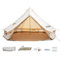 Canvas Bell Tent with Stove Jacket Waterproof 4 Seasons K411564