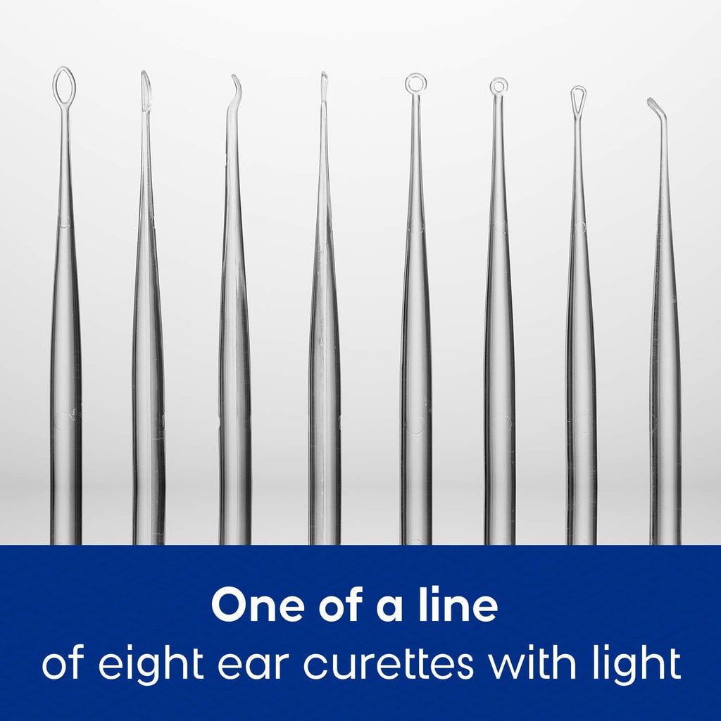 Lighted Ear Curette Tool, Single-Use, 52 Piece Set S145