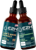 Lions Mane & Ashwagandha 2 Fl Oz U8651