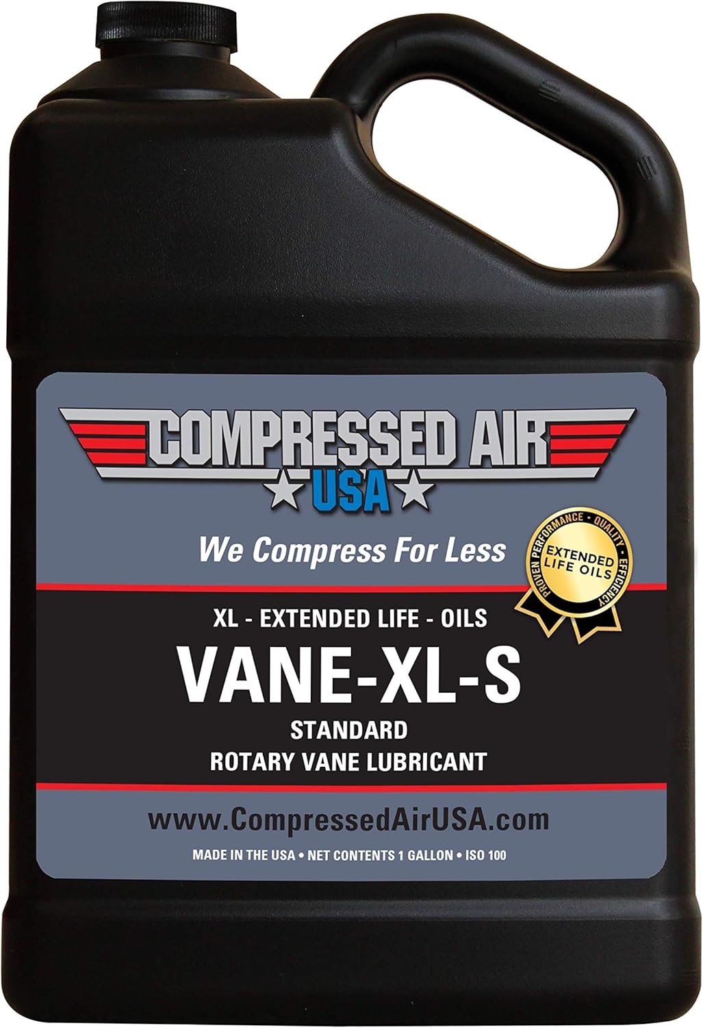 Rotary Vane Air Compressor Lubricating Oil, 1 Gallon, Pack of 2 F219