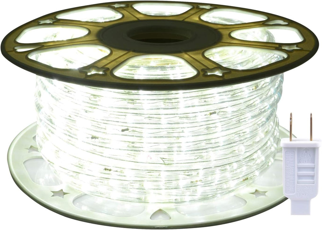 Warm White 98.4ft Outdoor LED Rope Lights Y919