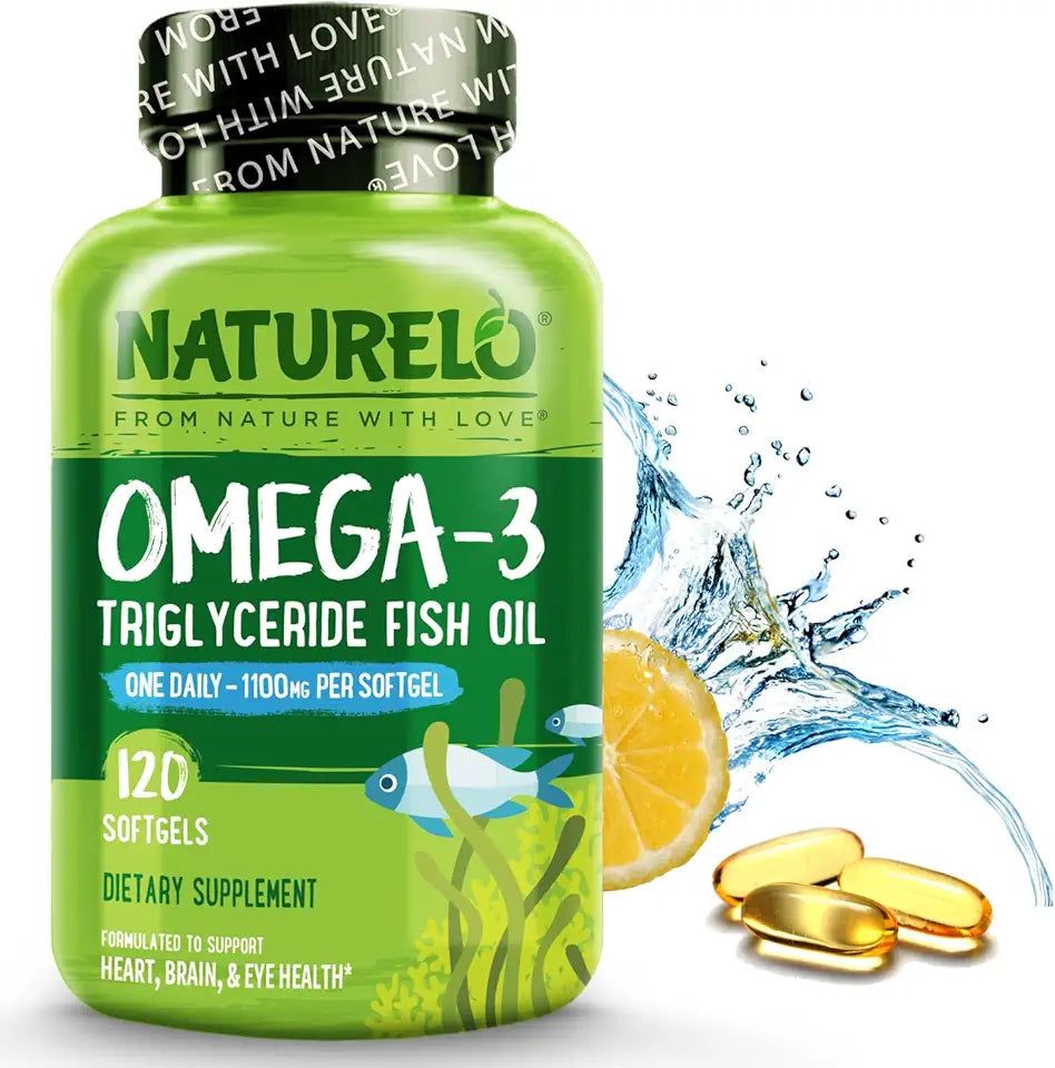 1100mg Triglyceride Omega-3 Fish Oil Softgels N4326