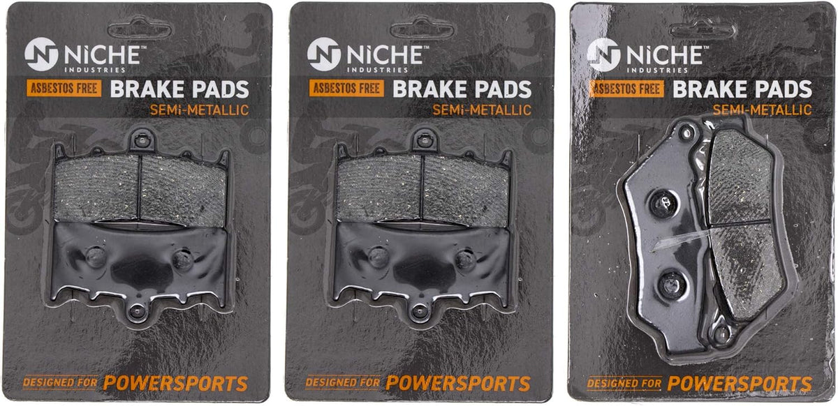 Brake Pad Set Semi-Metallic Pack of 2 H6616