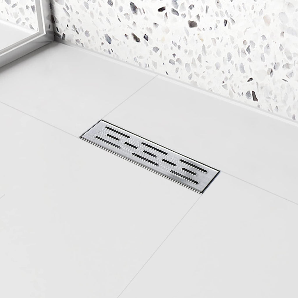 24 inch Linear Shower Drain Brushed 304 Stainless Steel G615