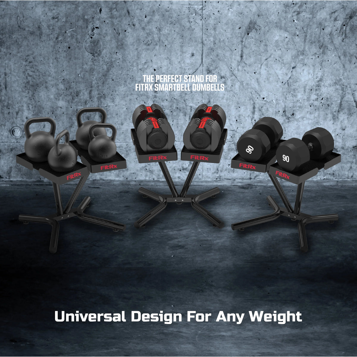 Dumbbell and Kettlebell Weight Rack Stand J79675
