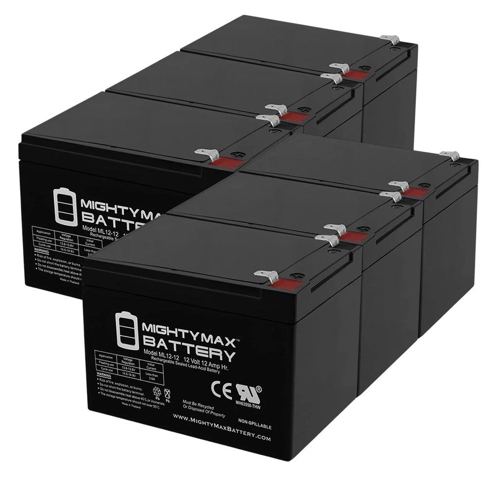 12V 12Ah Sealed Lead Acid Rechargeable Battery P729947