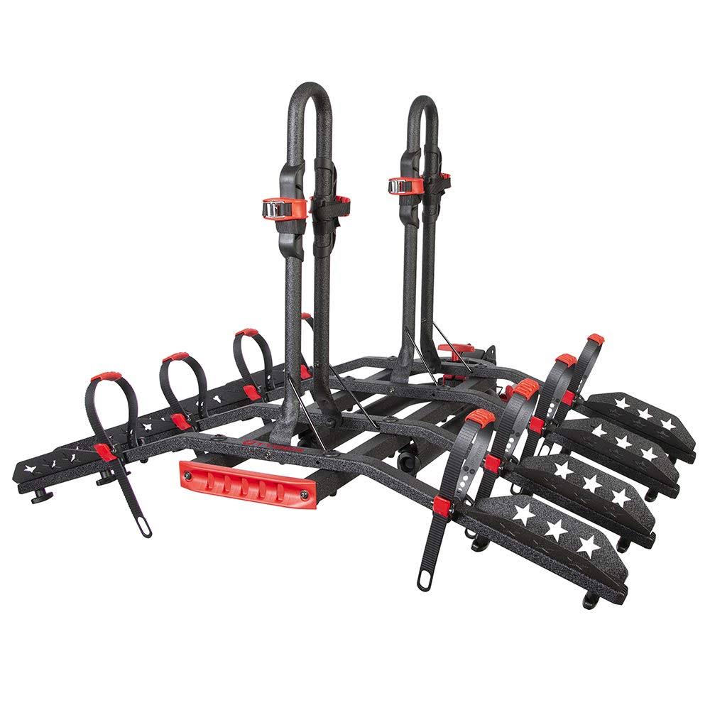 4-Bike Hitch Mounted Bicycle Platform Carrier Rack W97982