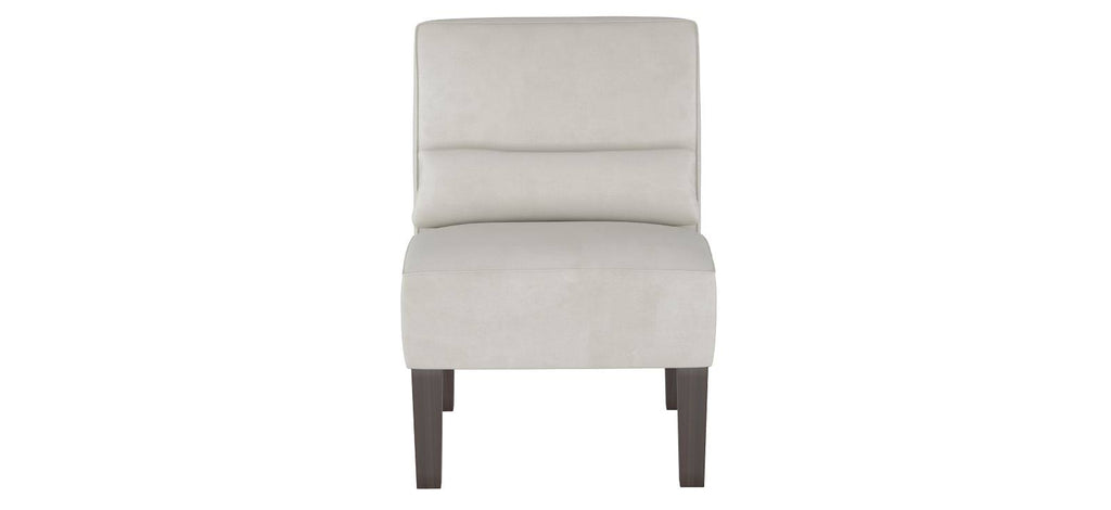 Velvet Light Grey Accent Chair F805