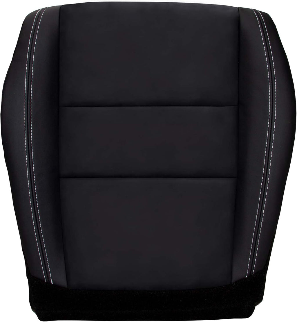 Black Perforated Leather Seat Cover J52184