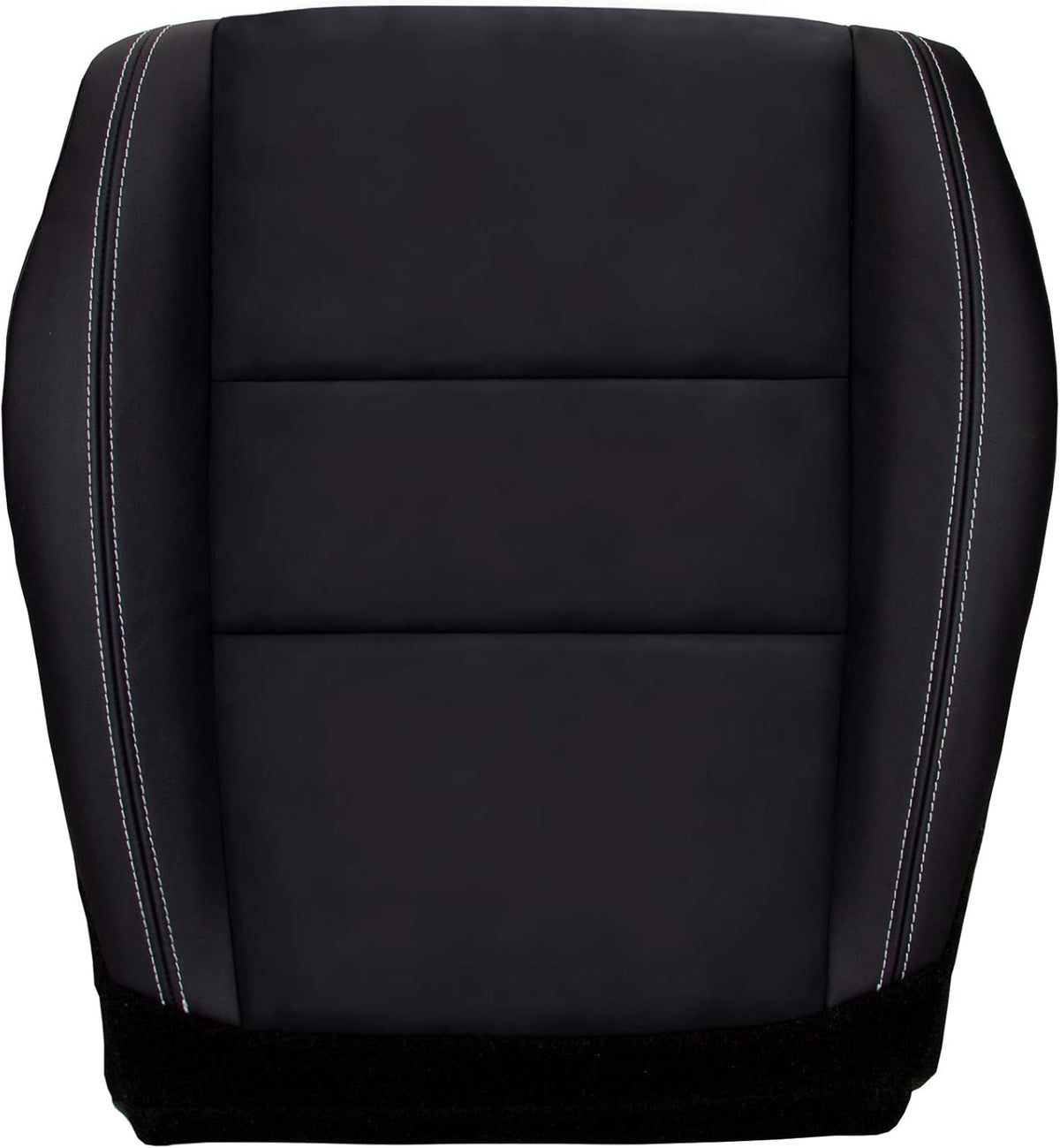 Black Perforated Leather Seat Cover J52184