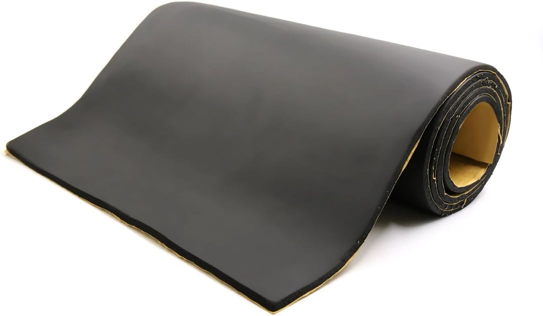 315mil 8mm 21.53sqft Sound Insulation Deadener Mat 79 x 40 Pack of 2 M46768