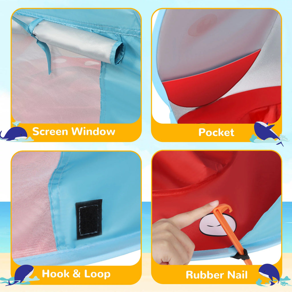 Pop up Beach Tent with UPF 50+ UV Protection N66735