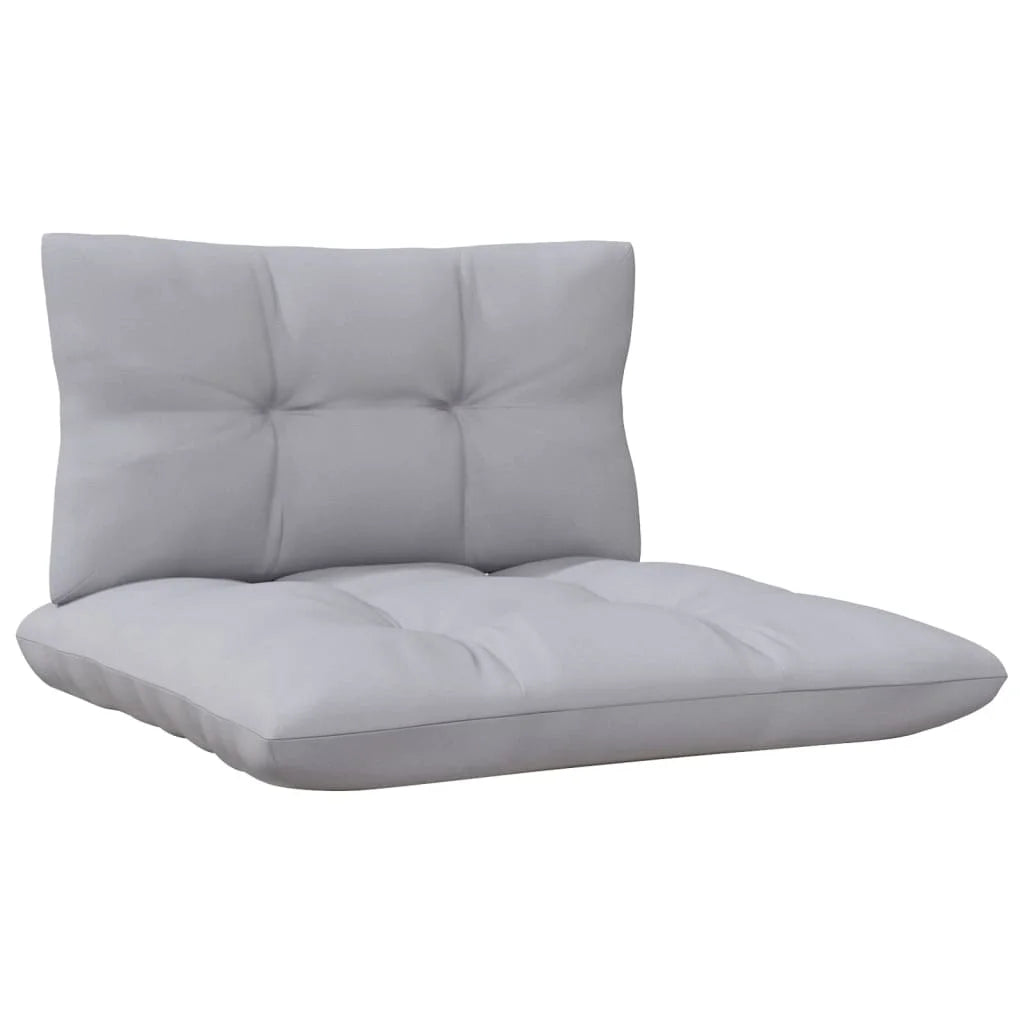 Gray Cushions Solid Pinewood Patio Sofa K639454
