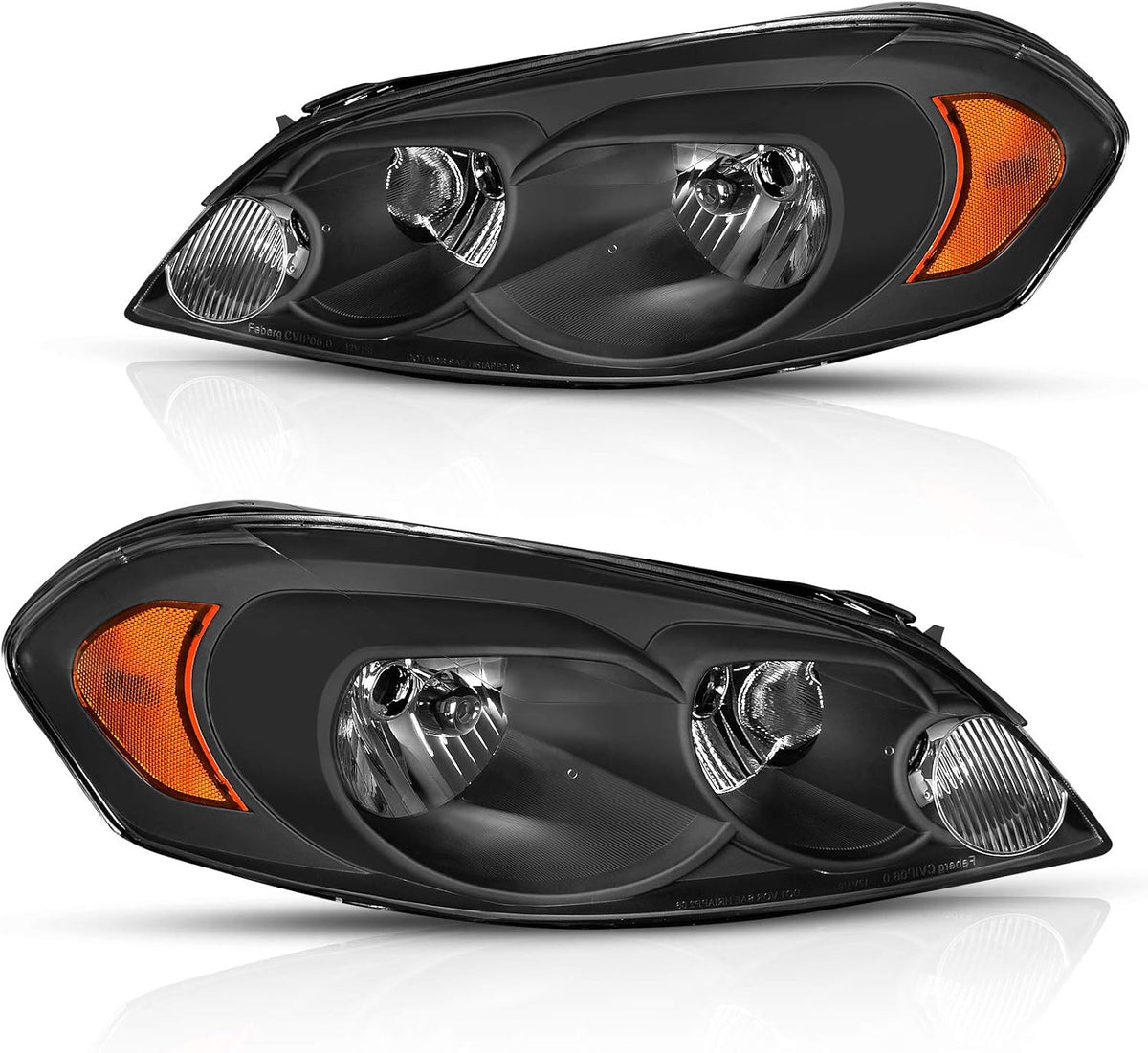 Black Housing Headlights Assembly J225346