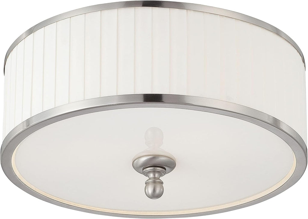 Brushed Nickel Two Light Vanity J57656