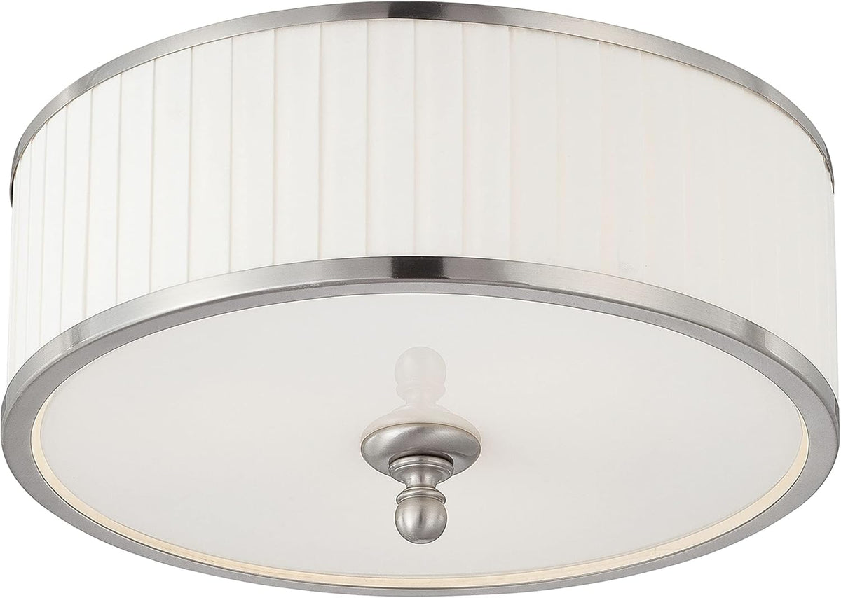 Brushed Nickel Two Light Vanity J57656
