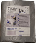 20-ft. x 20-ft. Ultra Heavy-Duty 8 oz/16-mil Poly Tarp Reversible Silver/White E55128
