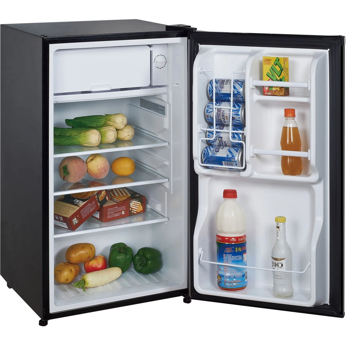 3.5 Cu Ft Mini Refrigerator with Freezer Q74517