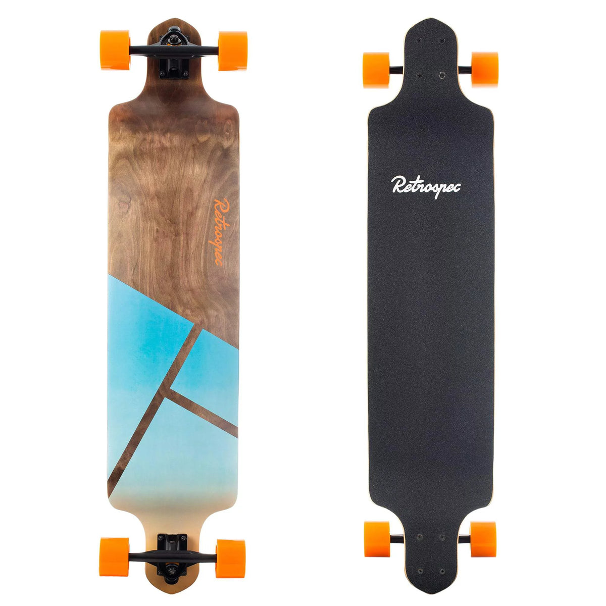 41-inch Drop-Down Longboard Skateboard H574122