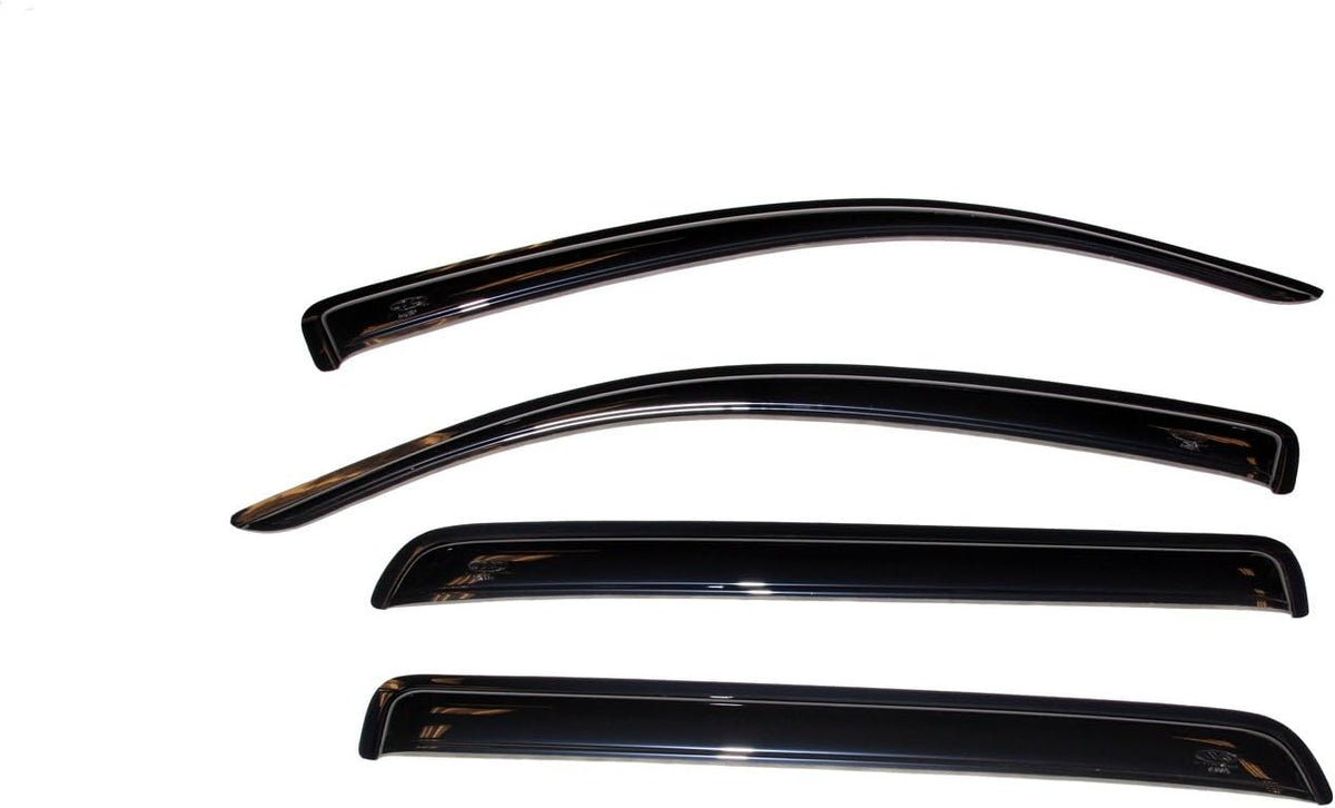 4-Piece Dark Smoke Side Window Deflector for Toyota Tundra CrewMax G21464
