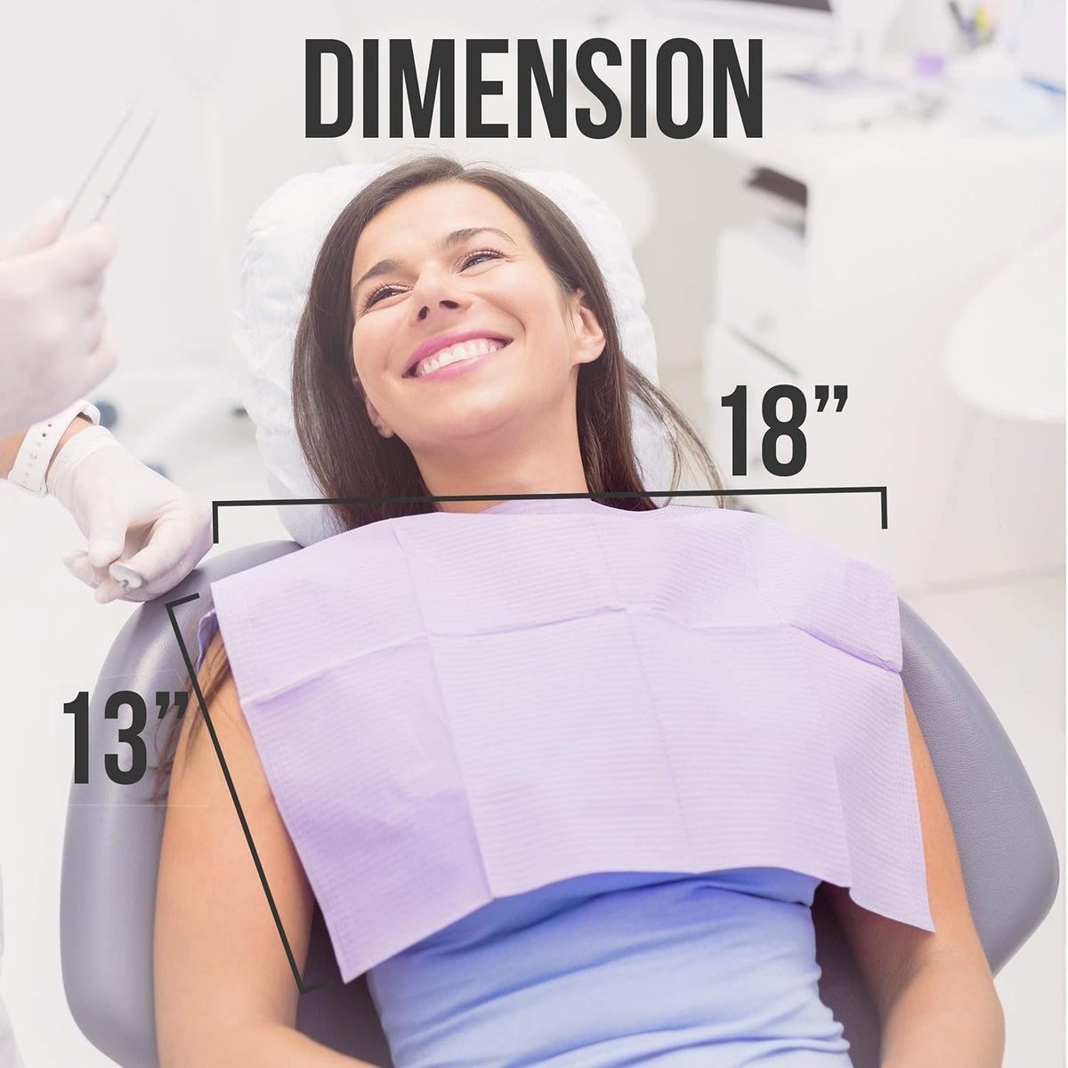 Disposable Dental Bibs Pack of 2 H63154