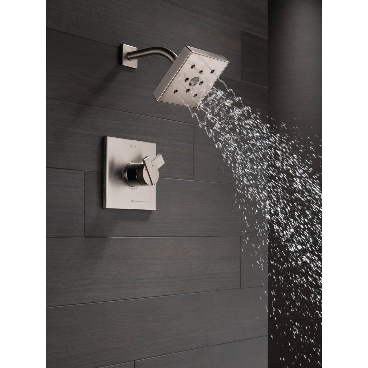 Stainless Single-Setting Raincan Shower Head L77010