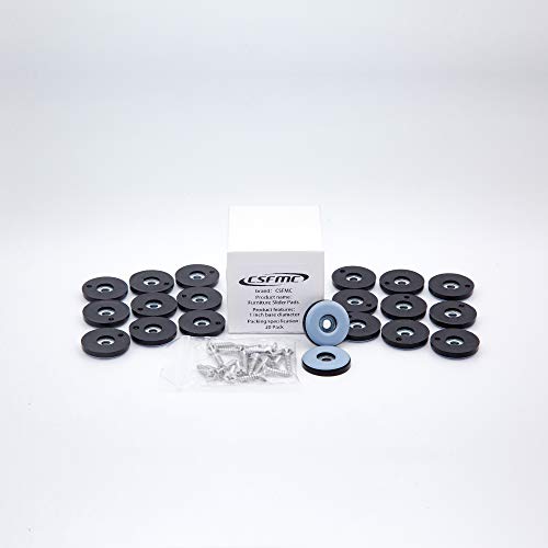 24 Pack 3/4 inch PTFE Furniture Sliders E996268