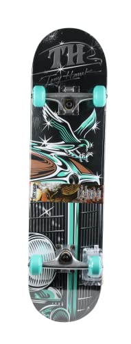 31" Skateboard with Pro Trucks, Full Grip Tape, 9-Ply Maple Deck P856589