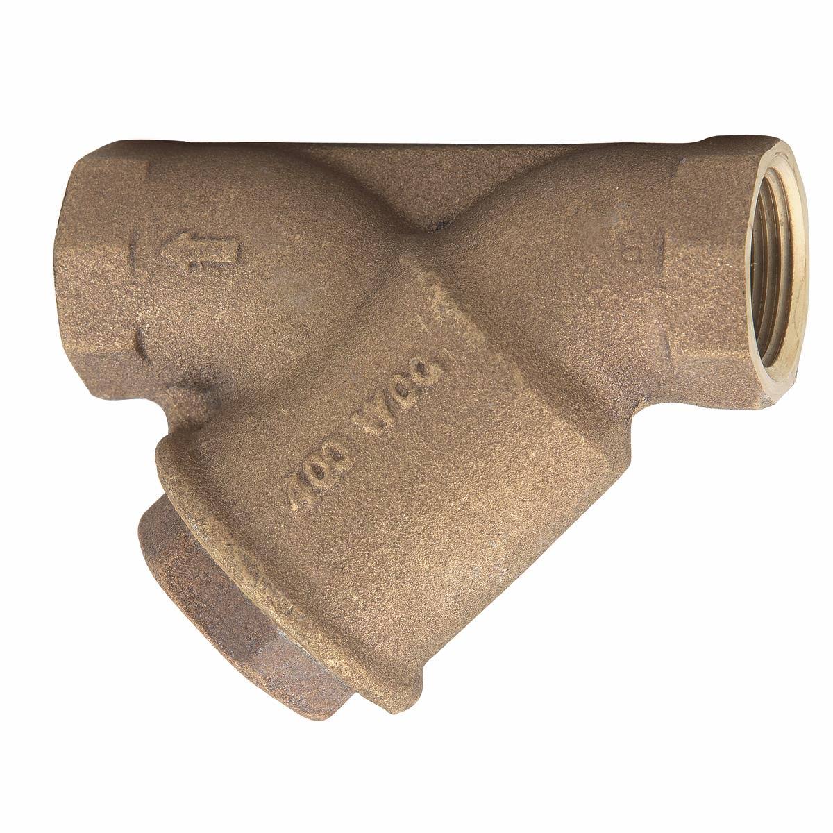 2-1/2 in. Threaded Y Strainer Valve with Tapped Retainer Cap L73542