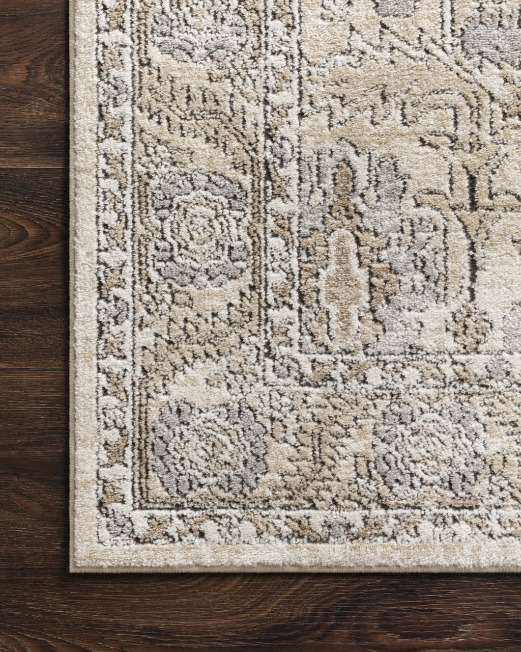 Oriental Ivory Sand Area Rug D1615