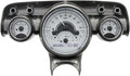 Analog Dash Gauges System Silver Alloy White Y918315