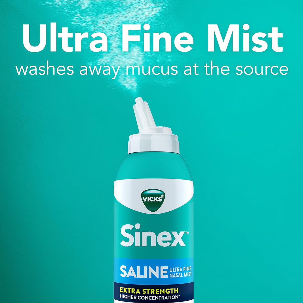 Extra Strength Nasal Spray, 3X Concentrated Drug Free Ultra Fine Mist, 5 OZ x 2 G21304