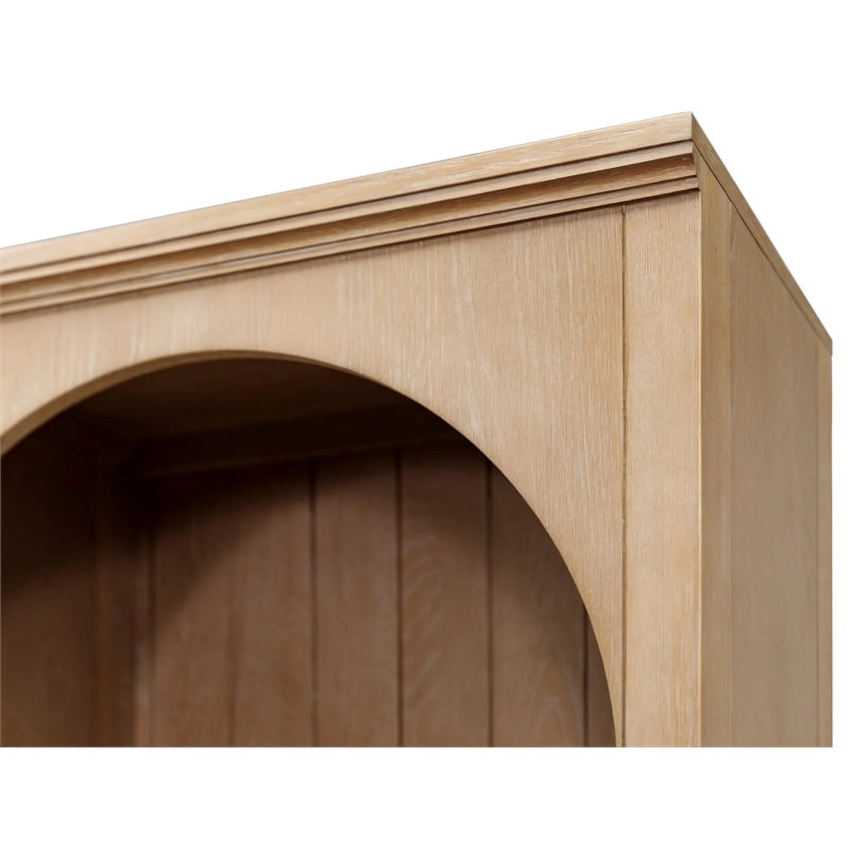 Light Brown Wood Bookcase X538