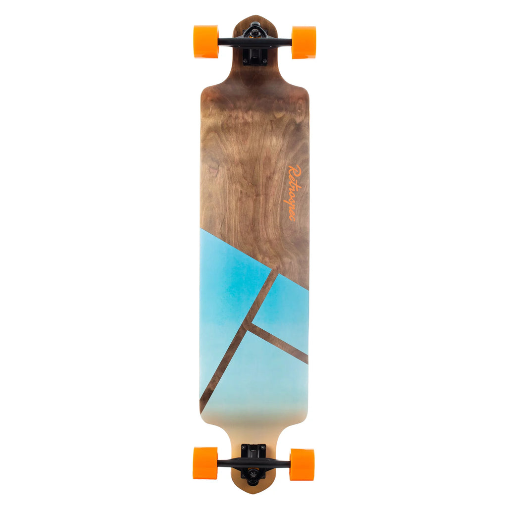 41-inch Drop-Down Longboard Skateboard H574122