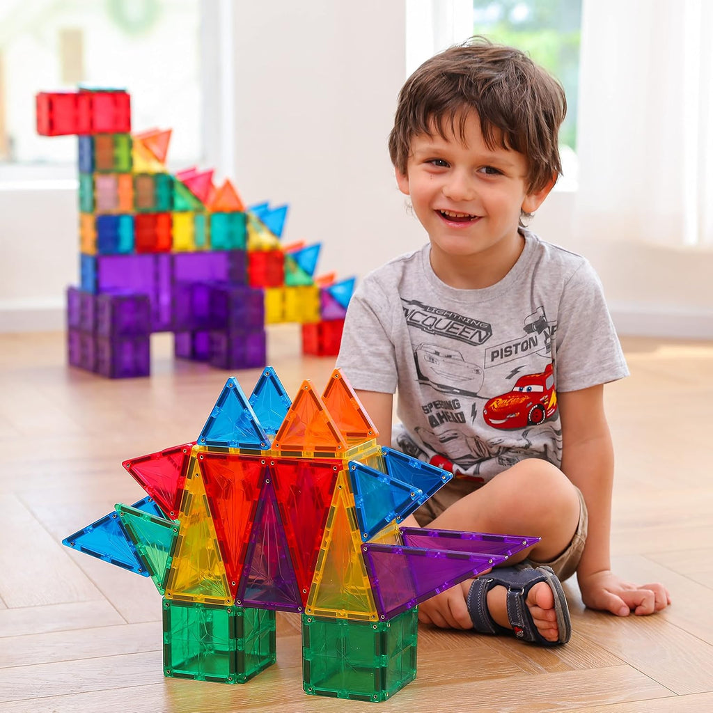 110PCS Magnetic Building Blocks with Storage Bag E379520