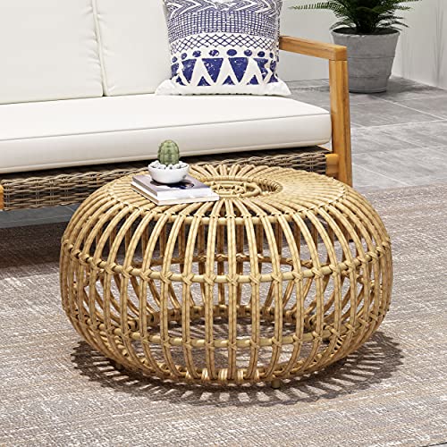 Round Rattan Wicker Coffee Table P43029