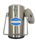 4.5Ltr Stainless Steel Dewar Flask with Lid Clips and Handle F447719