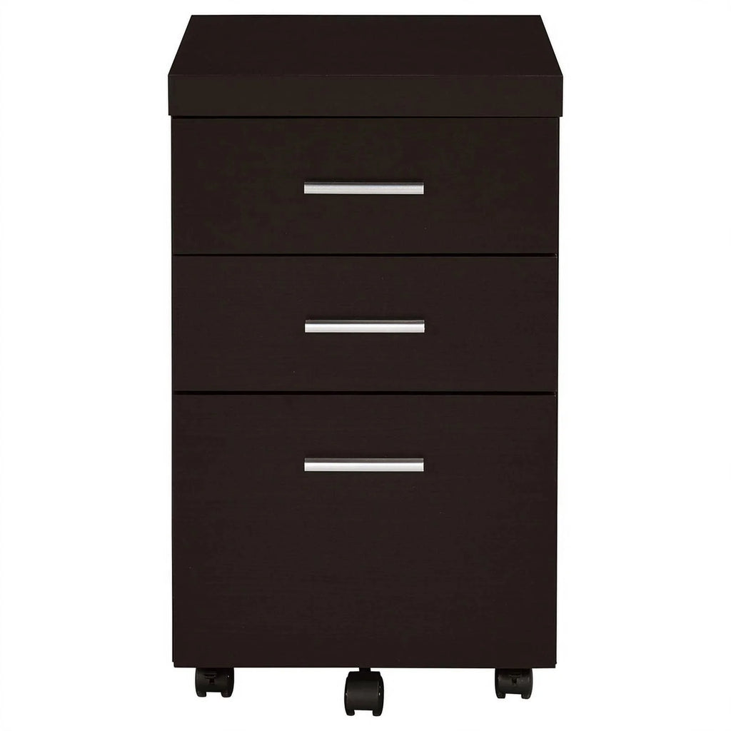 3-piece Cappuccino Wood Home Office Set G425