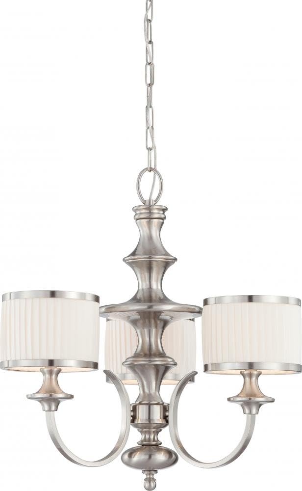 Brushed Nickel Two Light Vanity J57656