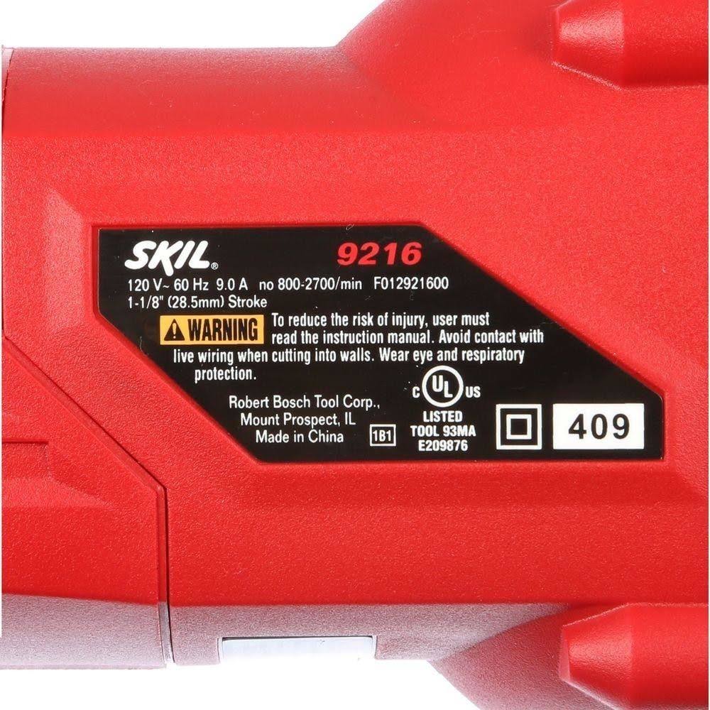 9.0 Amp Variable Speed Reciprocating Saw I39228