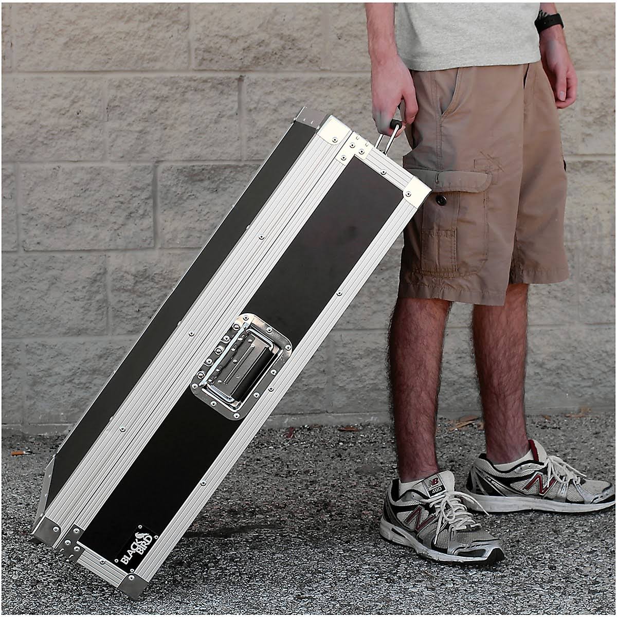Black Tolex Pedalboard with ATA Case Y9731