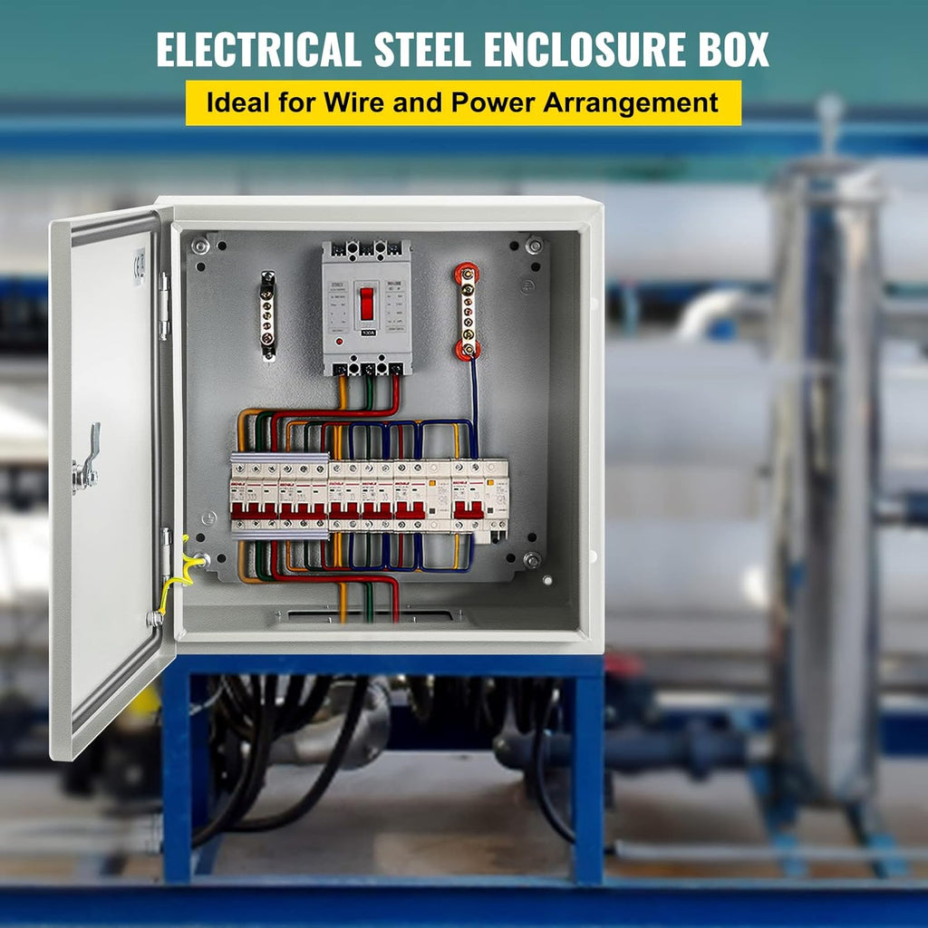 12 x 12 x 8'' NEMA 4X Steel Electrical Enclosure C13926