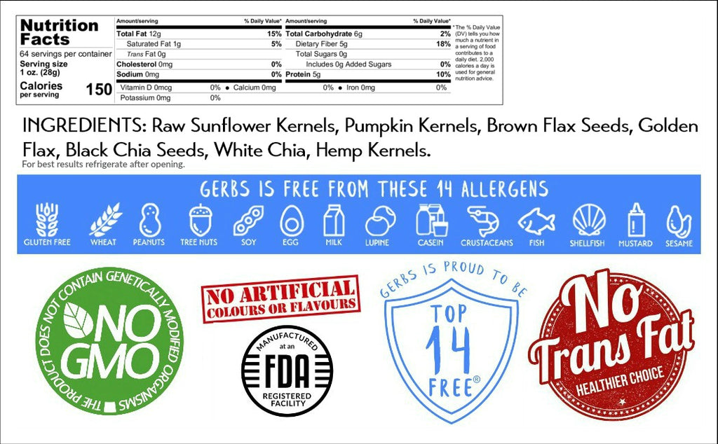 Top 14 Food Allergy Free Dried Fruit and Seed Mixes Z629795