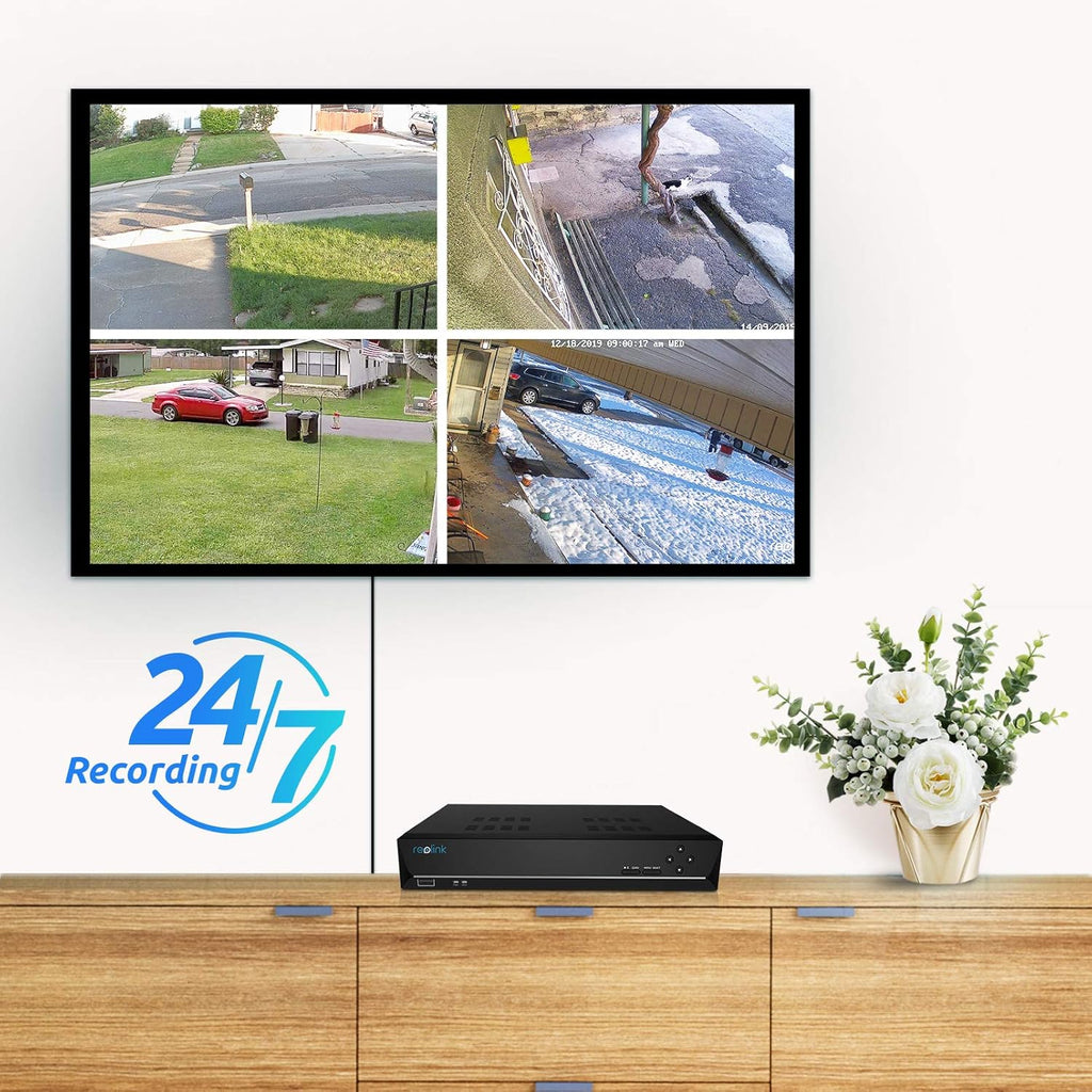 4K PoE 8 Channel NVR with 2TB Hard Drive F166